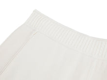 Wool Cashmere Straight-Leg Pants | Beige