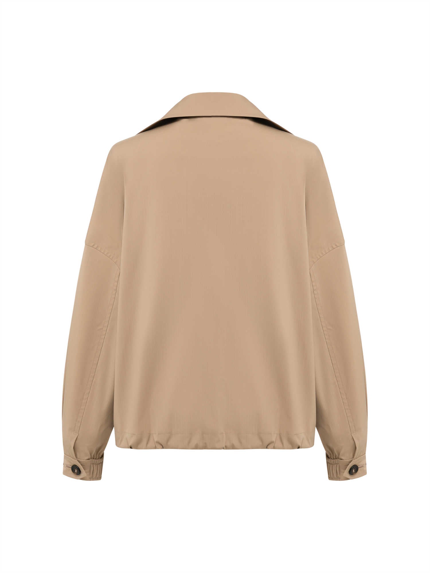Short-cropped Trench Coat | Khaki