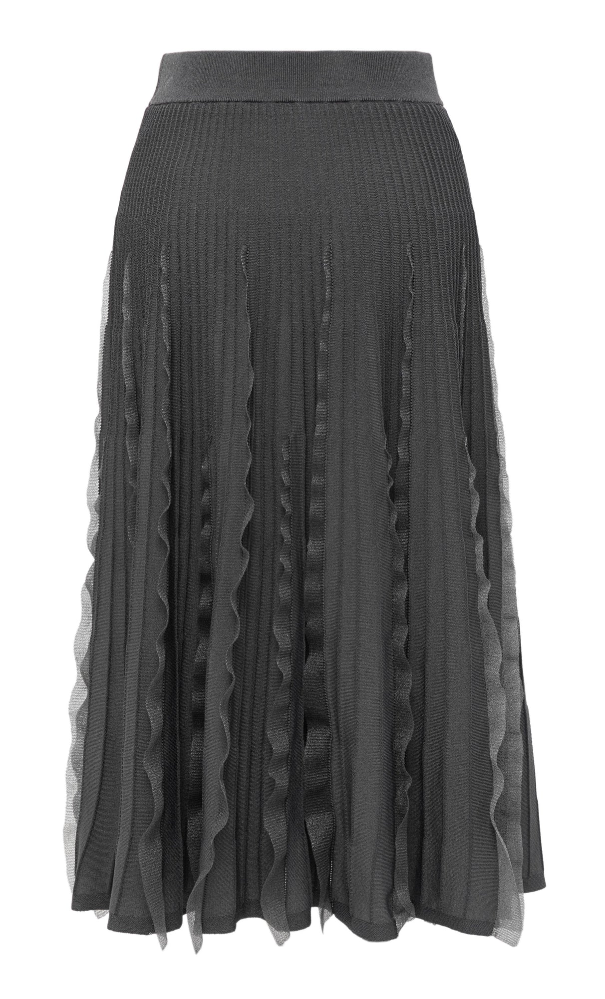 Eyelash Lace Mini Skirt | Grey