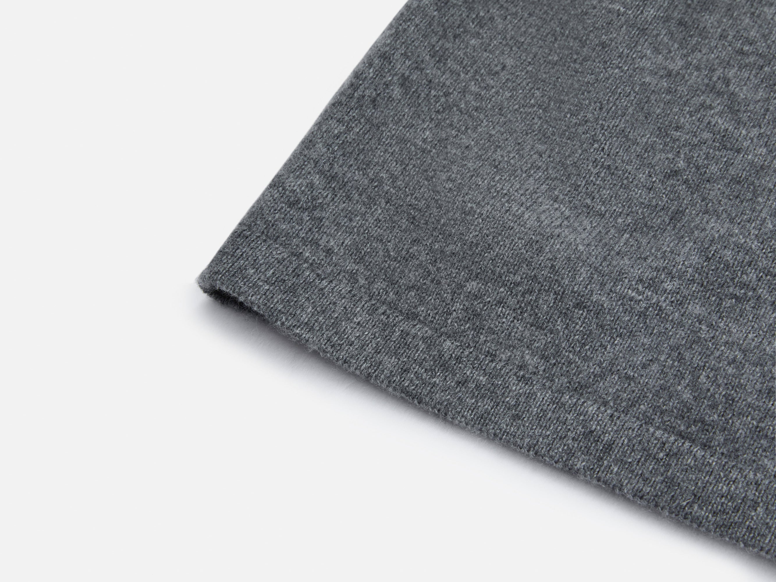 Layered Collar Soft Wool Cashmere Old Money Style Sweater | Grey
