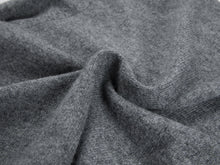 Layered Collar Soft Wool Cashmere Old Money Style Sweater | Grey