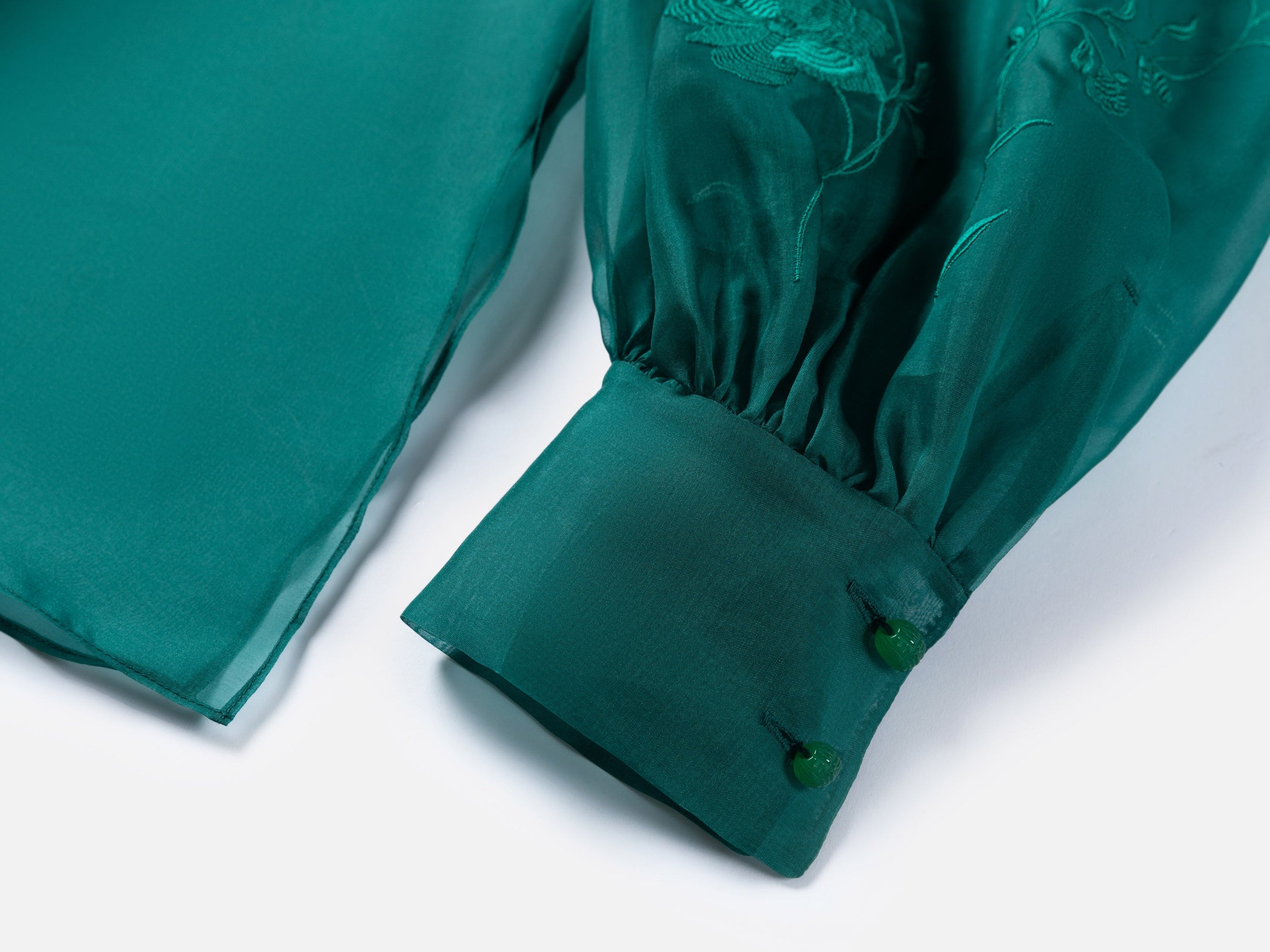 Sheer Blouse | Green