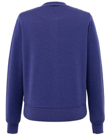 Embroidered Cardigan | Purple