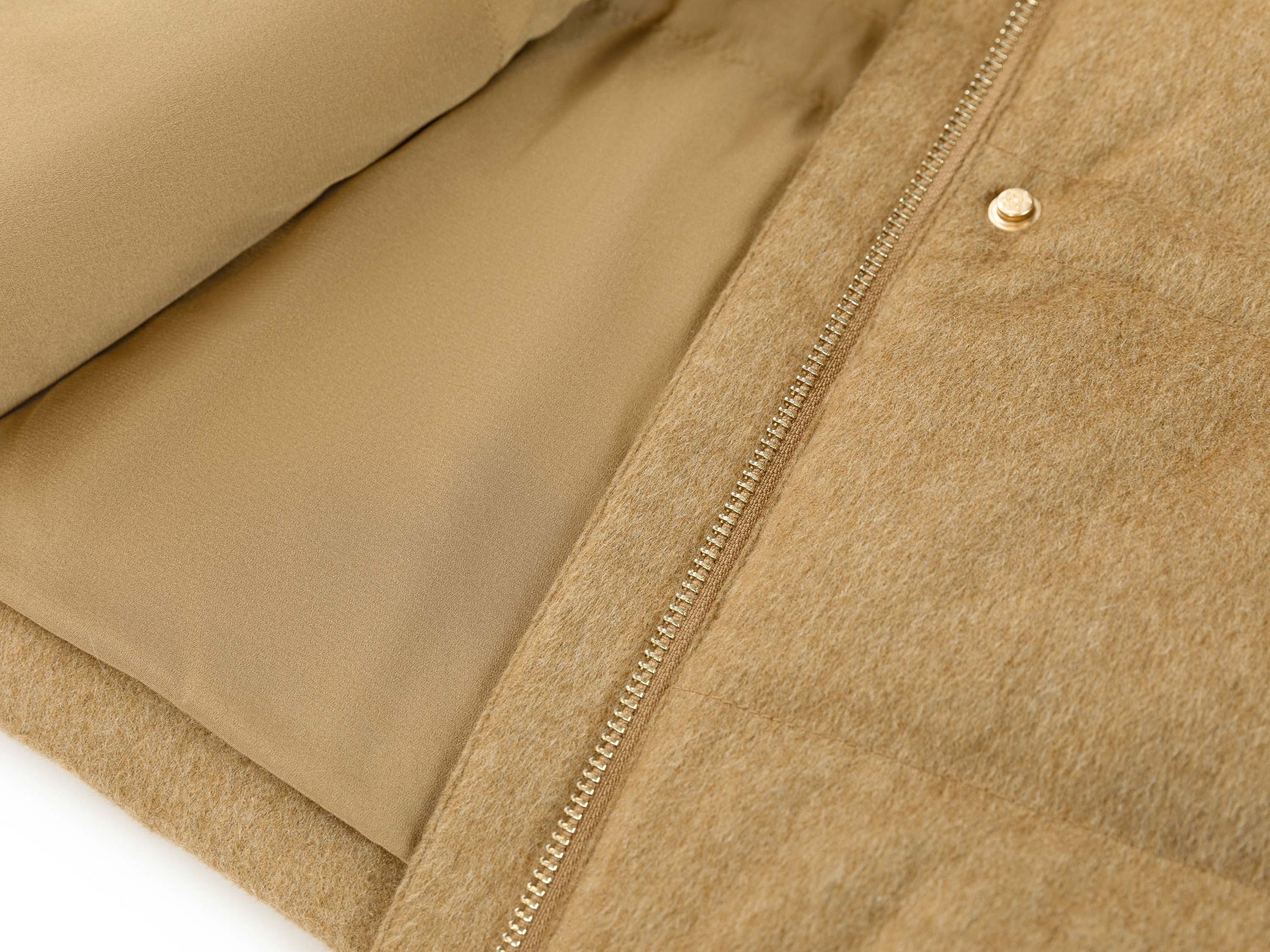 Quilted Vest | Camel