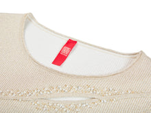 Embellished Knit Top | Beige
