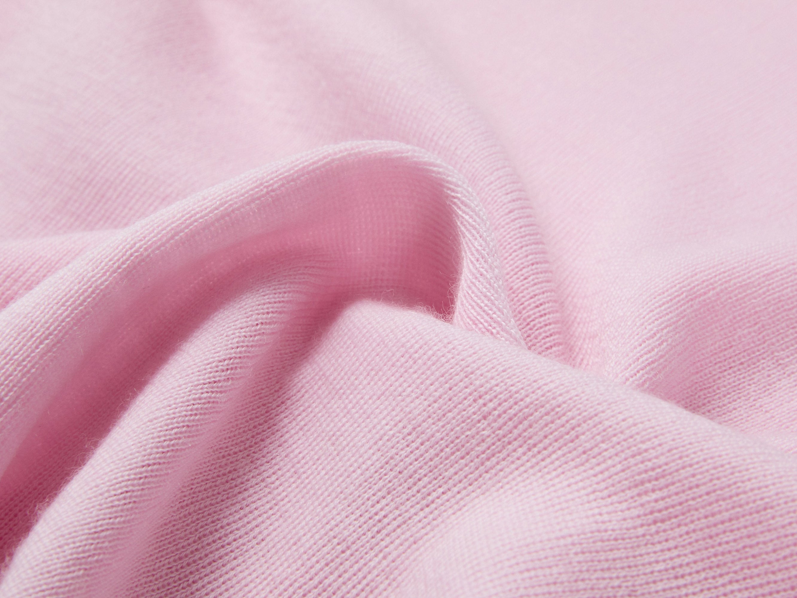 Wool Knit Top Sweater | Pink