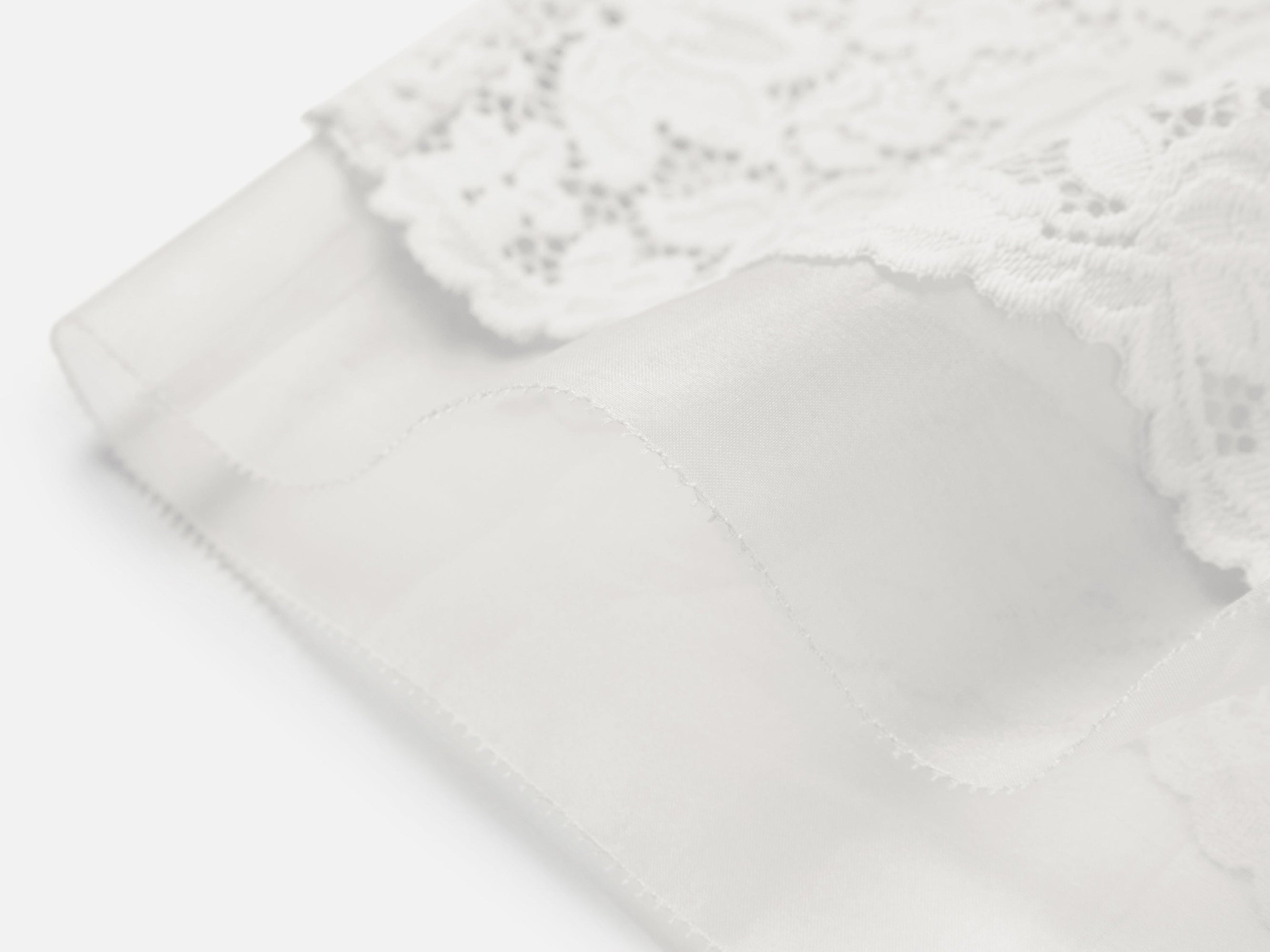 Lace Midi Skirt | White