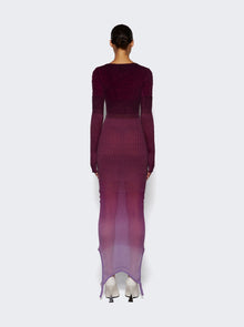 Women | The Attico | Midi Dress And Burgundy Degrade' | Purple