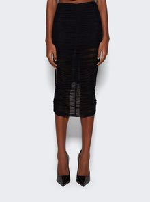 Women | Mugler | Draped Skirt | Black
