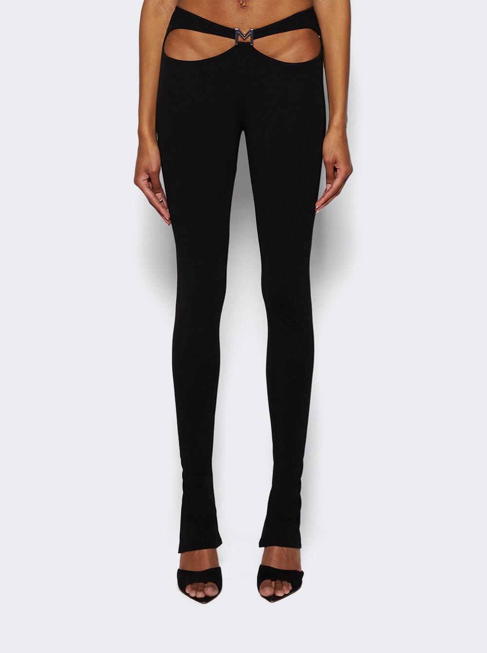 Women | Mugler | M Cut Out Pants | Black