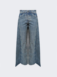 Women | Jean Paul Gaultier X Shayne Oliver | Denim Fishtail Jean | Light Blue