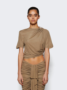 Women | Christopher Esber | Bezel Quartz Jersey Tee Eucalypt