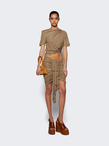 Women | Christopher Esber | Vivenda Drape Mini Skirt Eucalypt