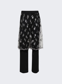 Women | Christopher Esber | Lace Sarong Trouser Black