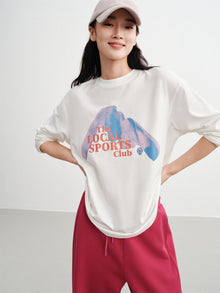 Long-Staple Cotton Sweatshirt | White