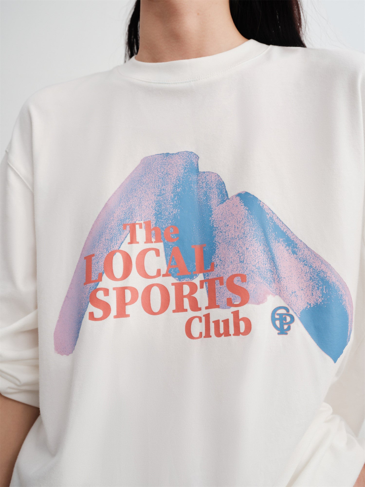 Long-Staple Cotton Sweatshirt | White