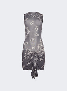 Women | The Attico | Mini Bandana Dress | Grey