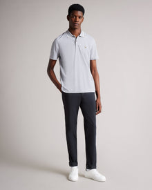 Men | Genay Slim Fit Smart Trs | Navy Red White