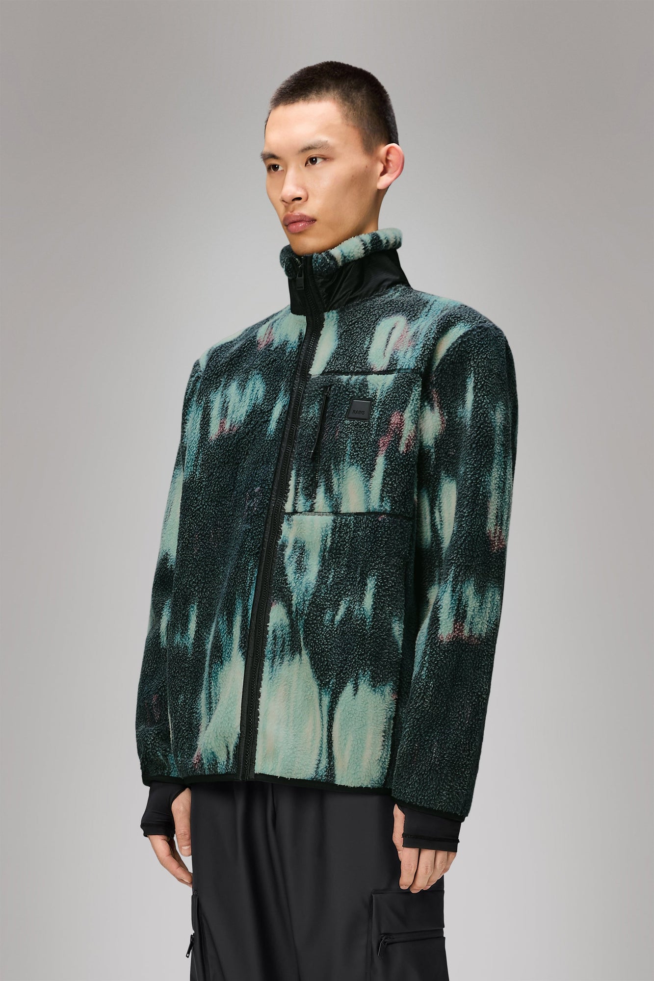 Rains Yermo Fleece Jacket Blur Jacket