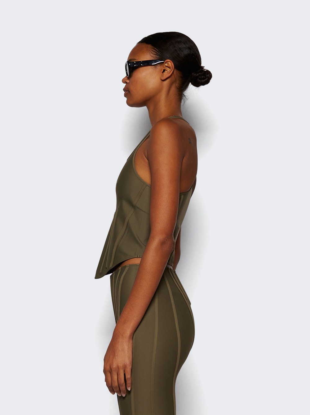 Women | Mugler | Corset Top Khaki