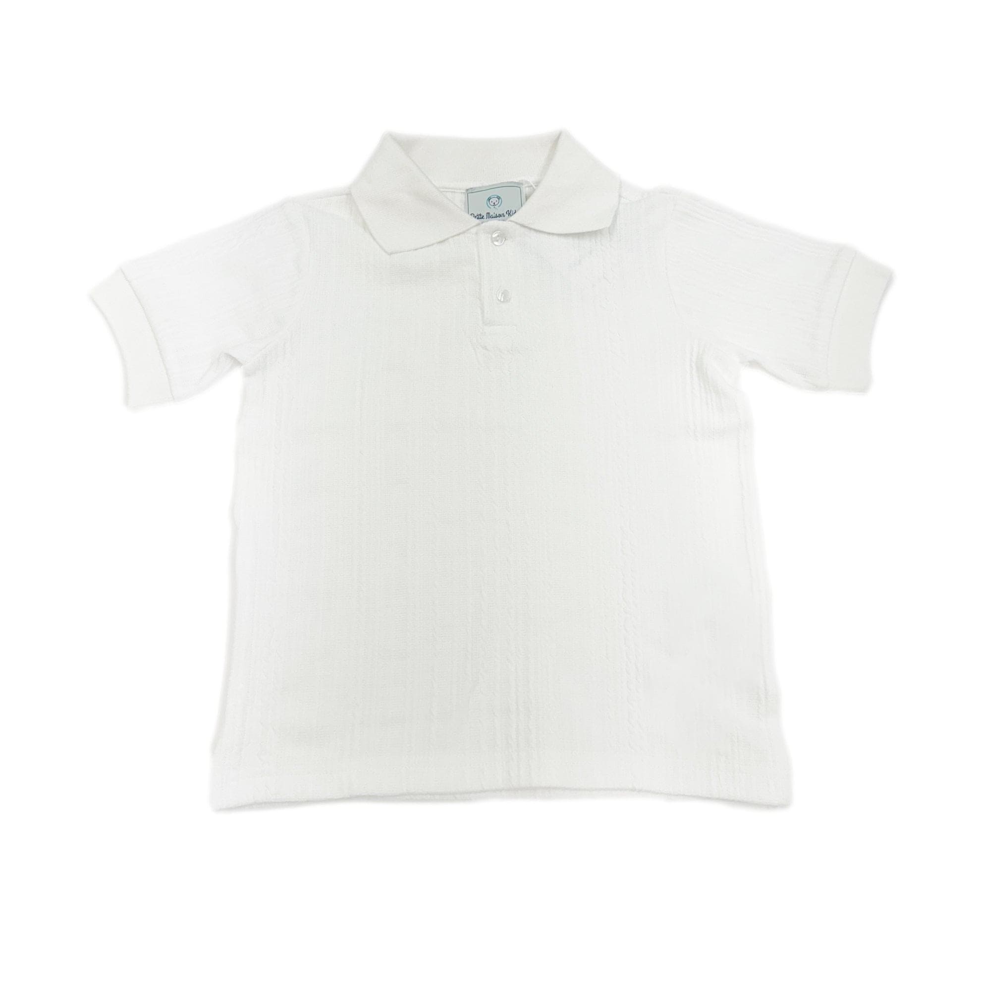 Boy | Alex Short Sleeve Polo Shirt | White