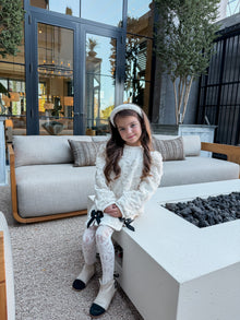 Girl | Ava Flower Headband | Ivory