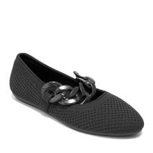 Alanisette Casual Flat | Black Knit