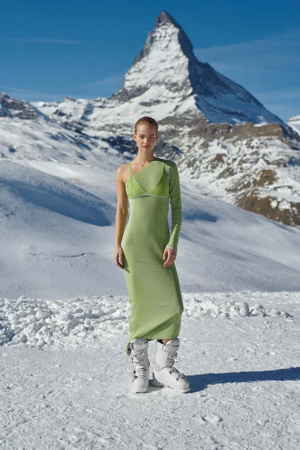 Amaro Midi Dress | Cucumber