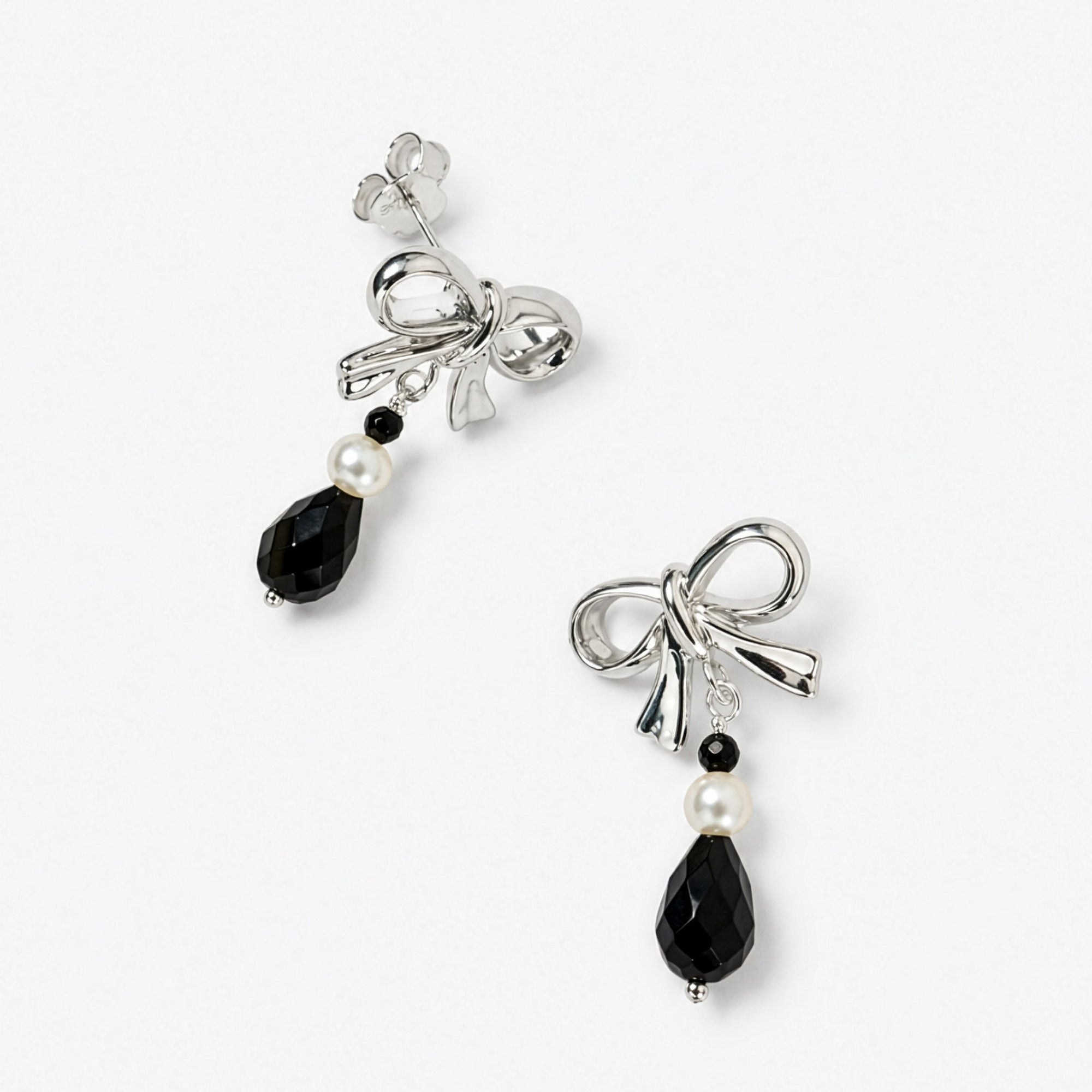 Bow Earrings | Sterling Silver