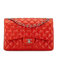 Chanel | Pre-Owned Jumbo Classic Lambskin Double Flap - I | Red