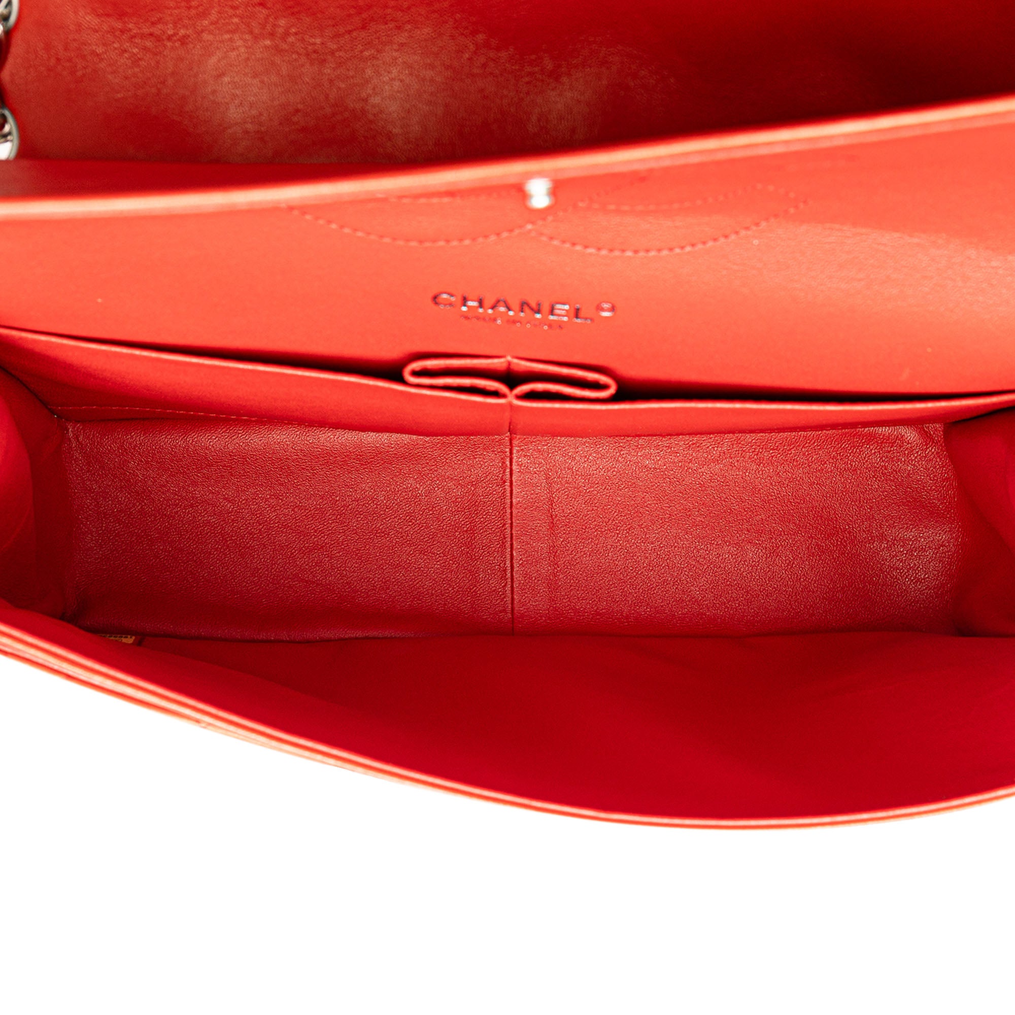 Chanel | Pre-Owned Jumbo Classic Lambskin Double Flap - I | Red