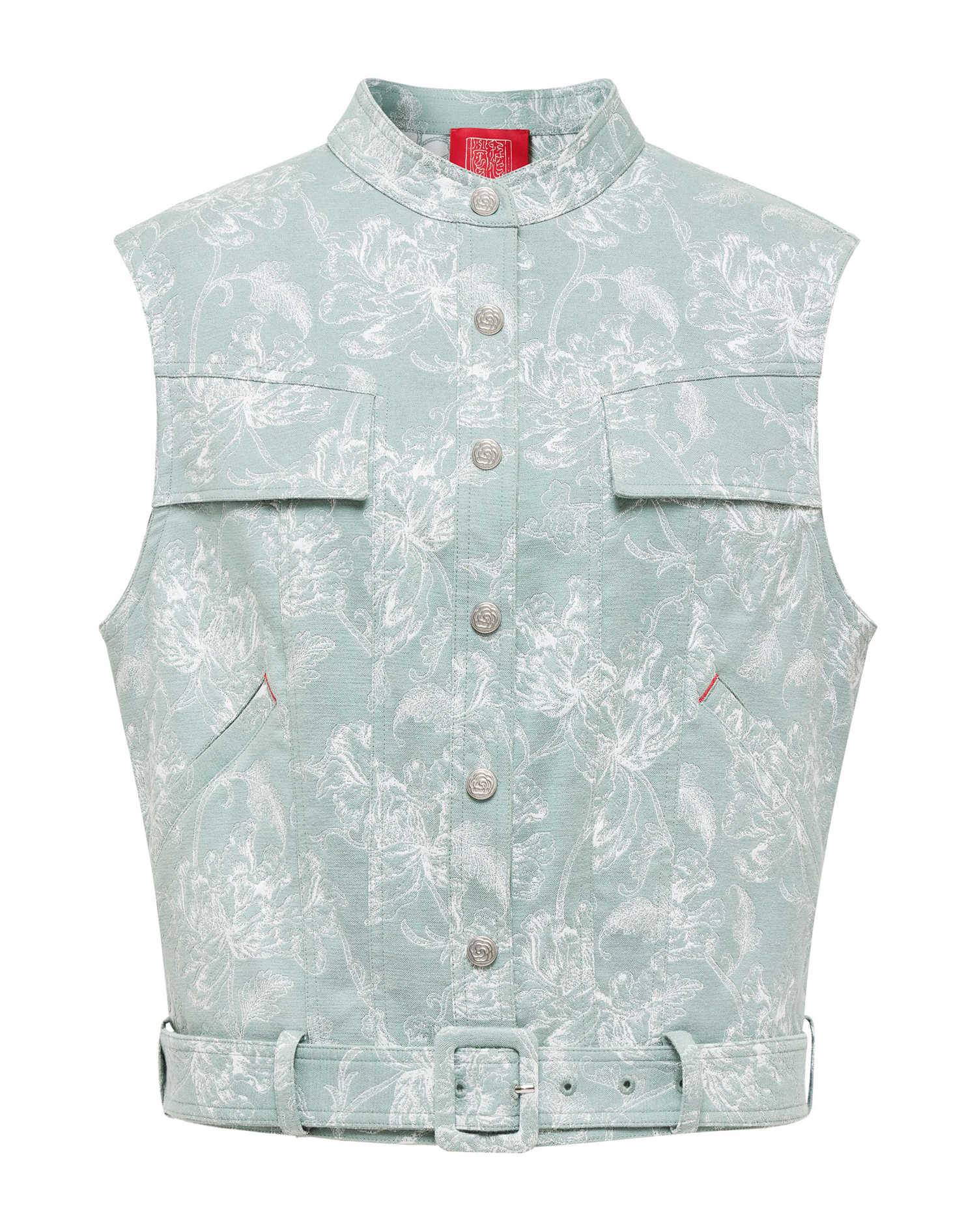 Jacquard Vest | Green