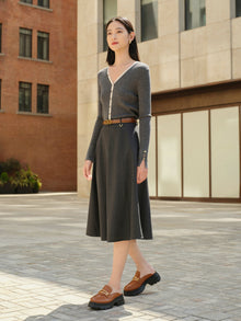 College Style Half-drag Loafers | Brown