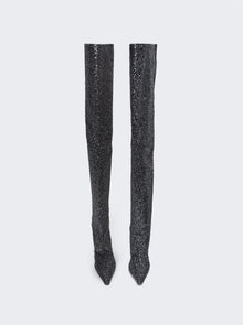 Women | alexanderwang | Viola 65 High Hip Boot Asphalt