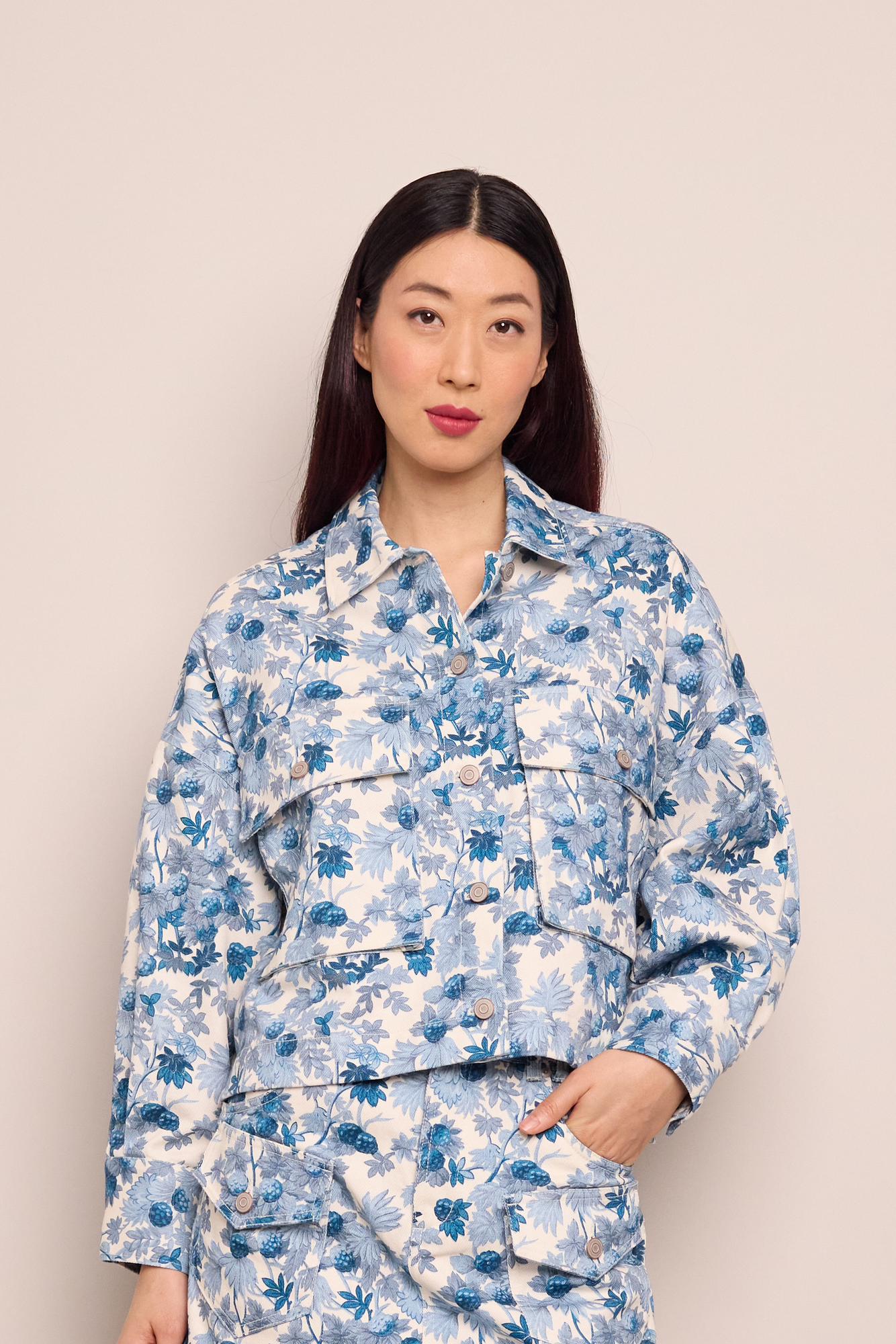 Kobie Jacket | Berries Egret