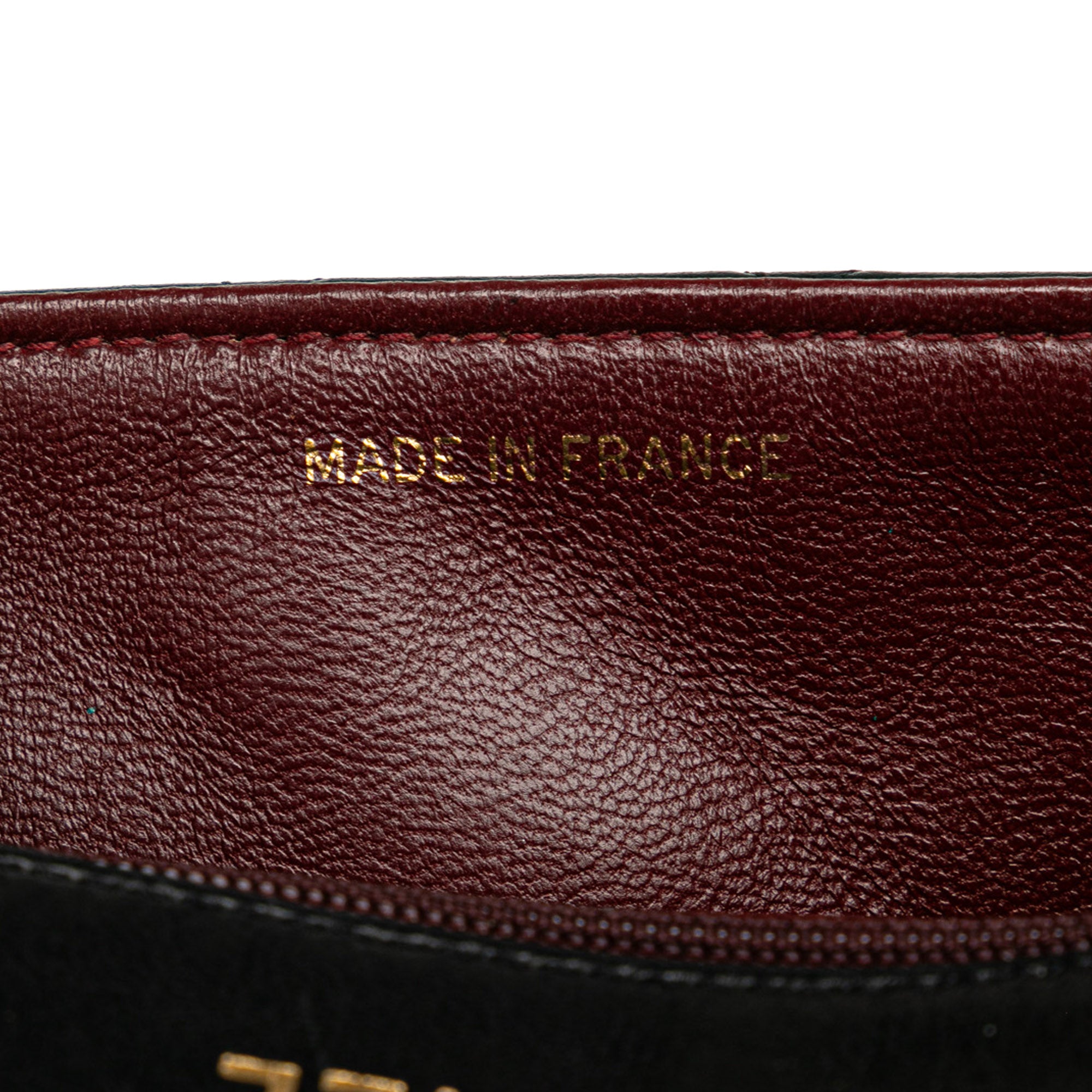 Chanel | Pre-Owned Small Square Quilted Lambskin Flap - I | Black