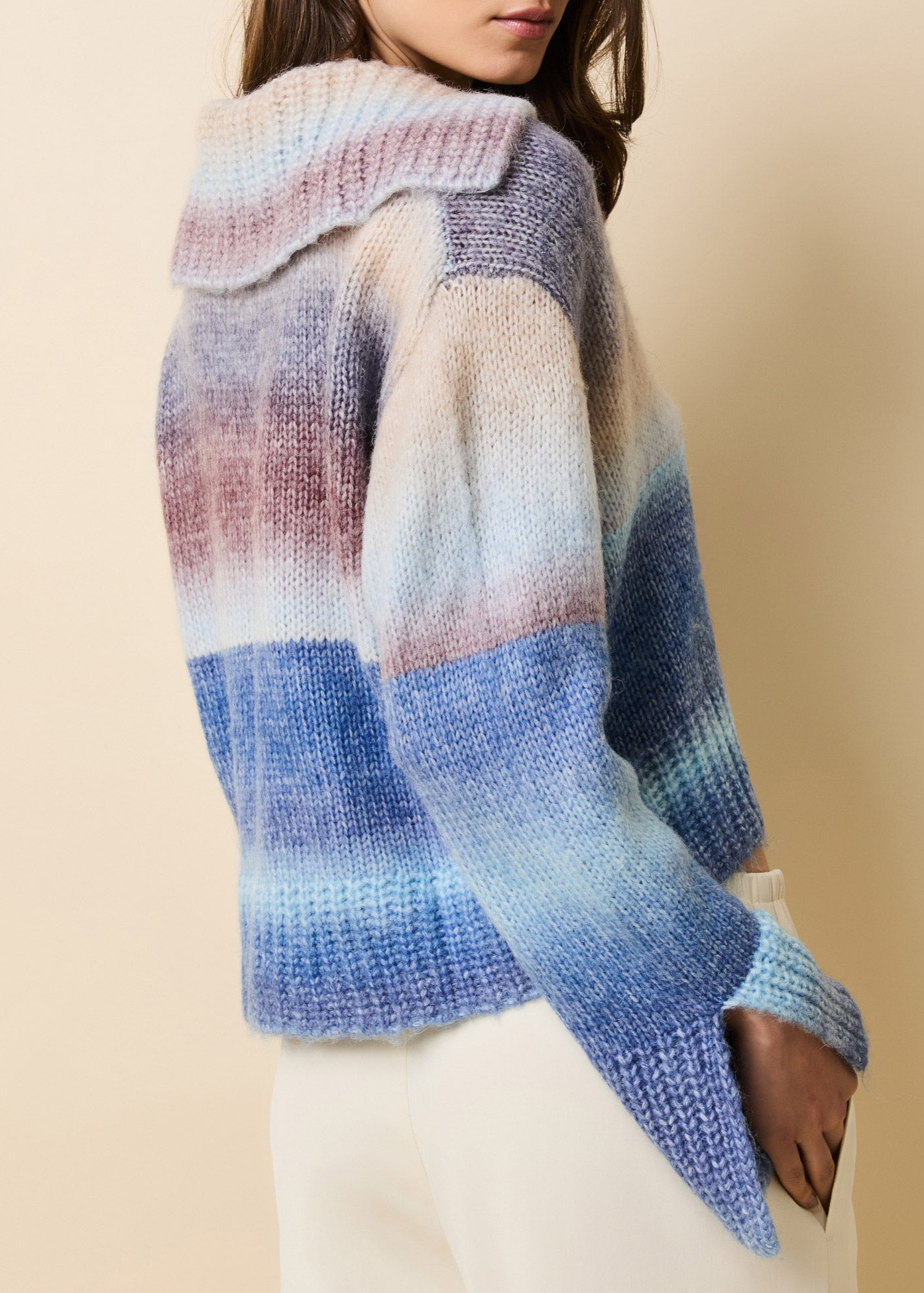 Womens | Lola Pullover | Ombre Twilight/Raisin Brown