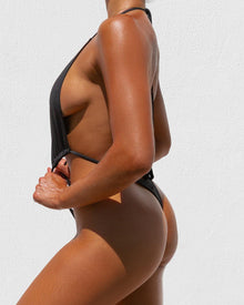 Belafonte One Piece Swimsuit | Dark Seas Black