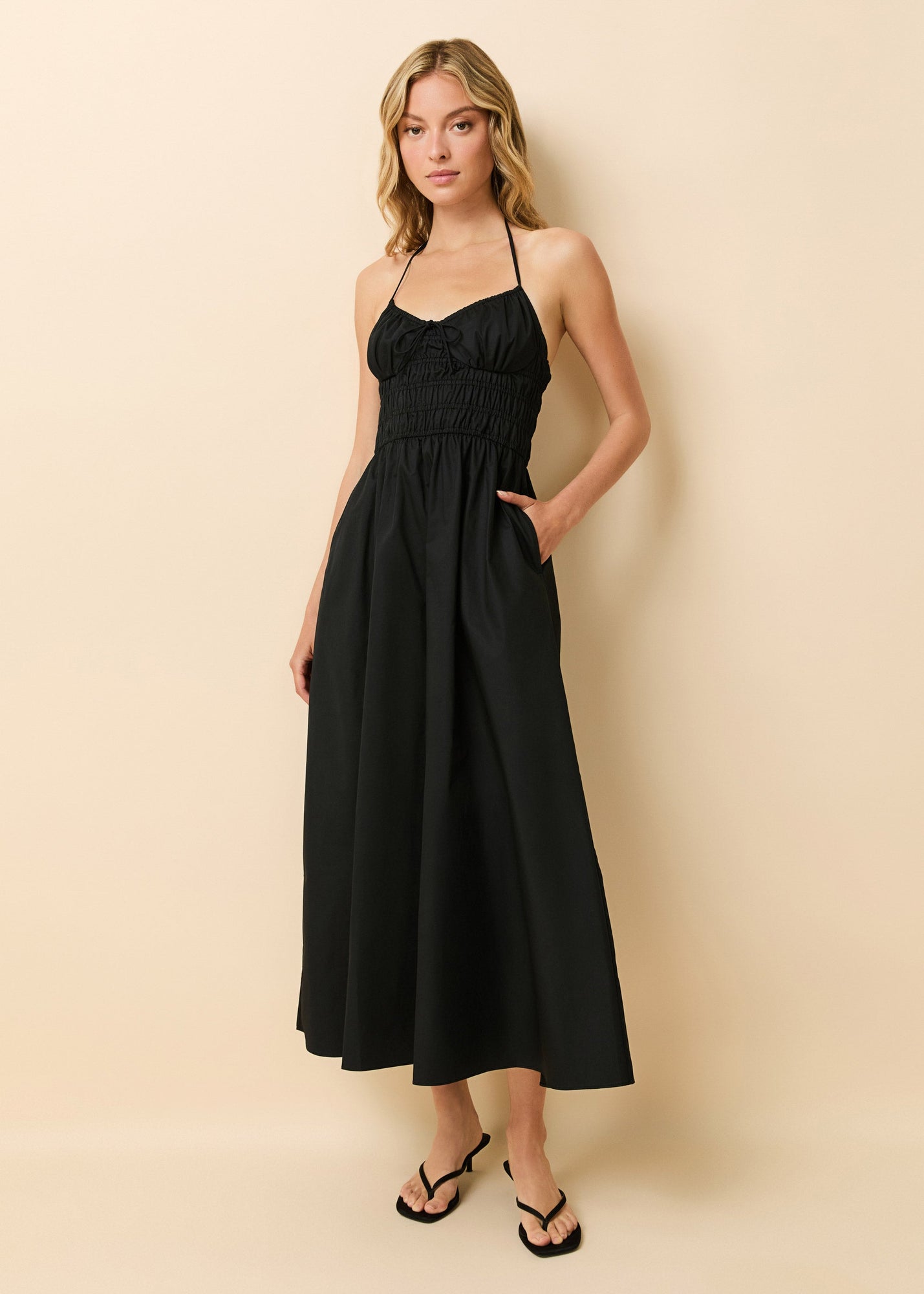 Lolita Dress Noir - Solid & Striped