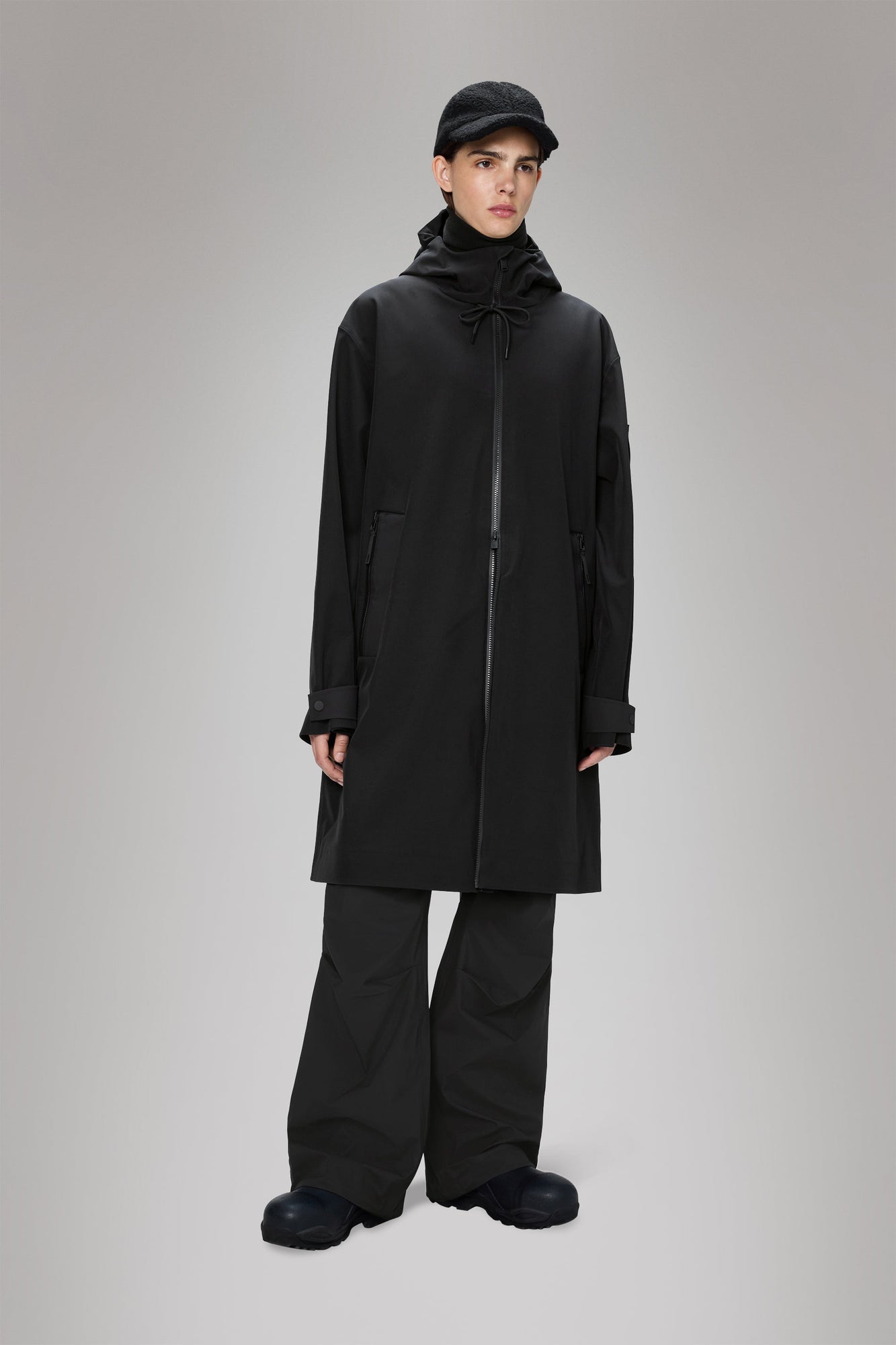 RAINS Suva Vision Softshell Jacket Black Jacket