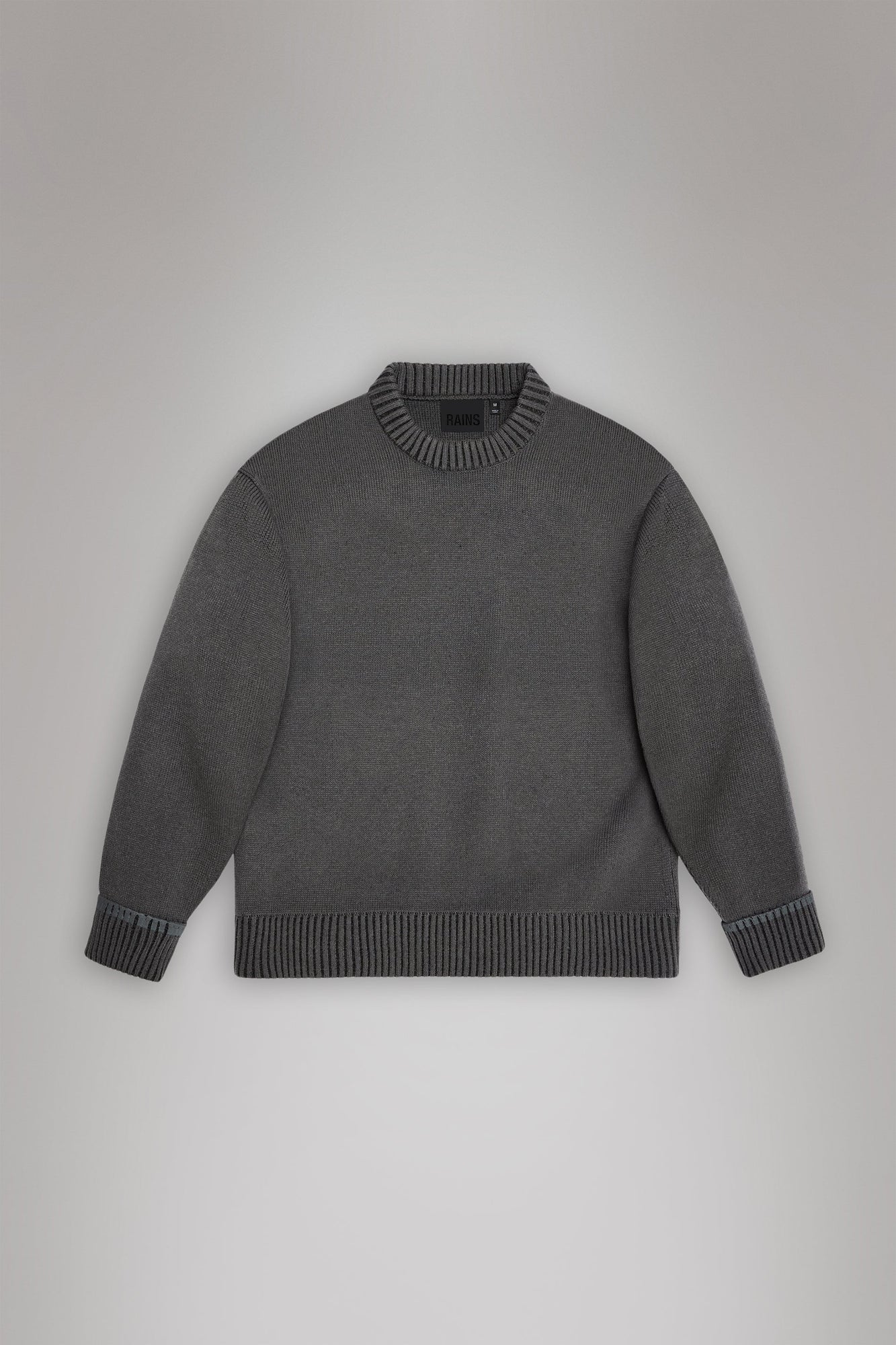 Unisex | Sowa Knit Crew Neck | Grey/Black