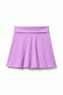 Women | Vintage Rolldown Short Skirt | Violet