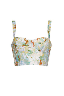 Claudine Top | Terra Light Blue
