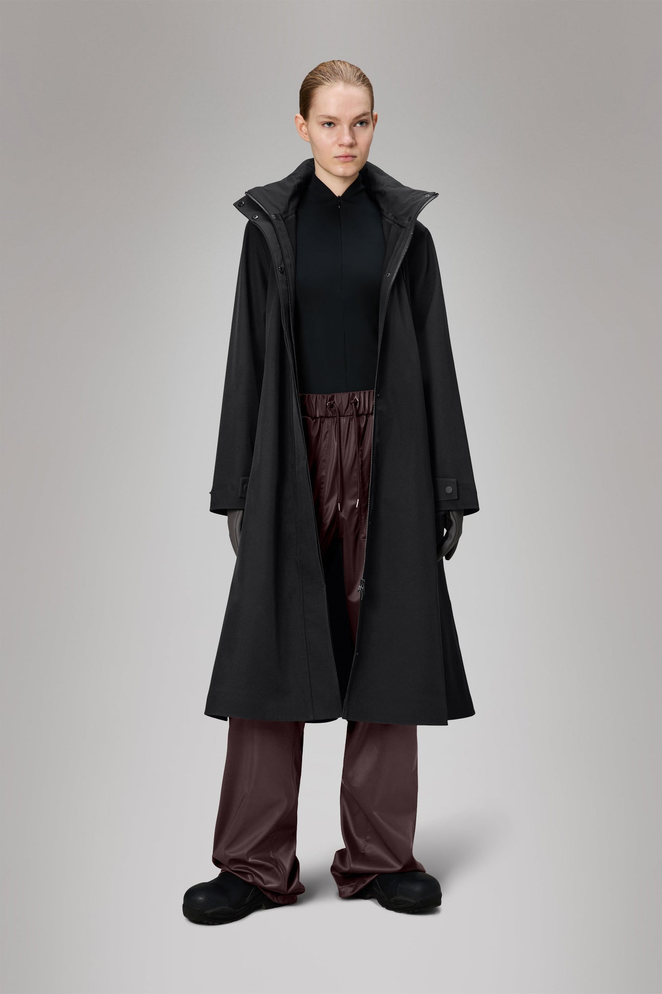 Rains Suva Vision Softshell A-Line W Jacket Black Jacket