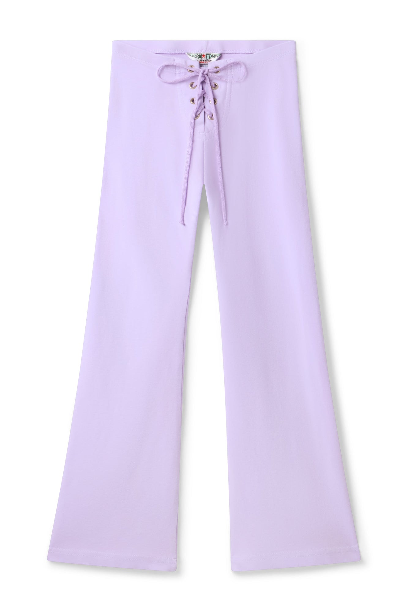 Kids | Kids Lace-Up Bootleg Flare Pant | Lilac