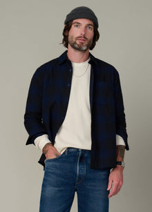 Keanu Midnight Plaid Shirt with classic pattern and comfortable fit – stylish and versatile men's shirts