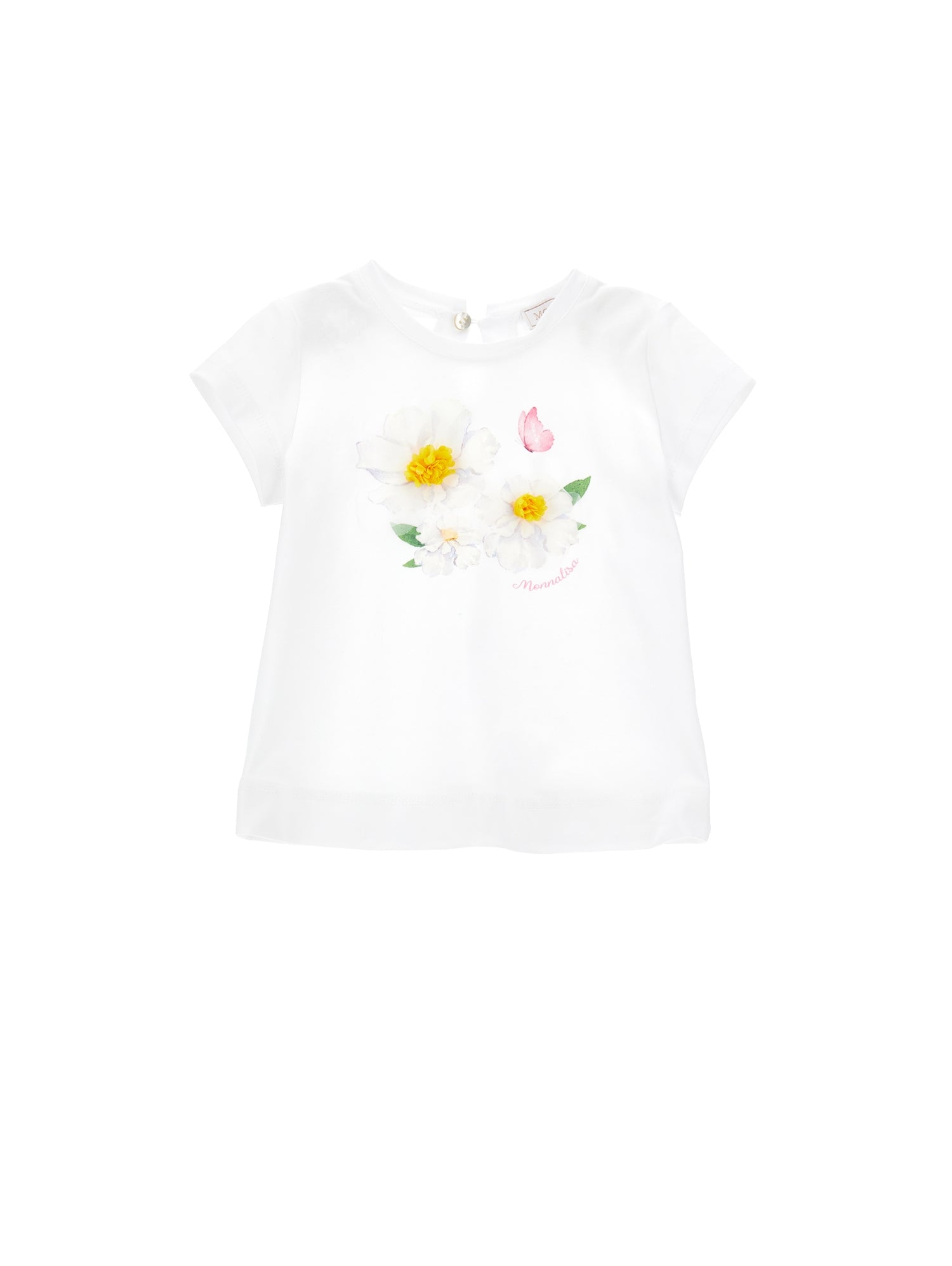Girls | Floral Print T-Shirt | White