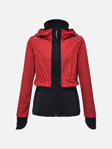 Hooded Sports Jacket | Red