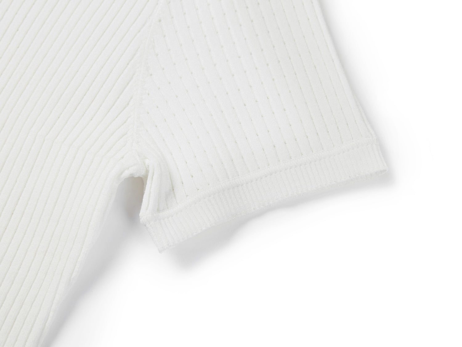 Silk Blend Knit Cardigan | White