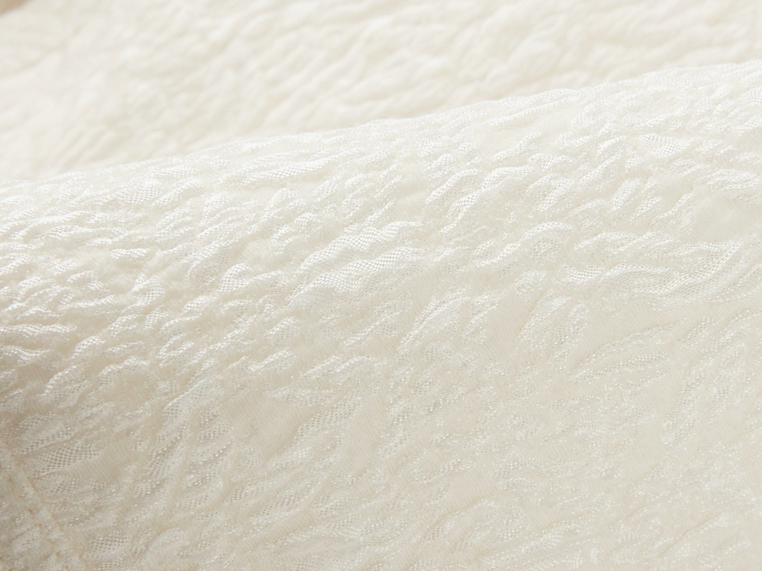 Wool Stand Collar Embroidered Coat | White